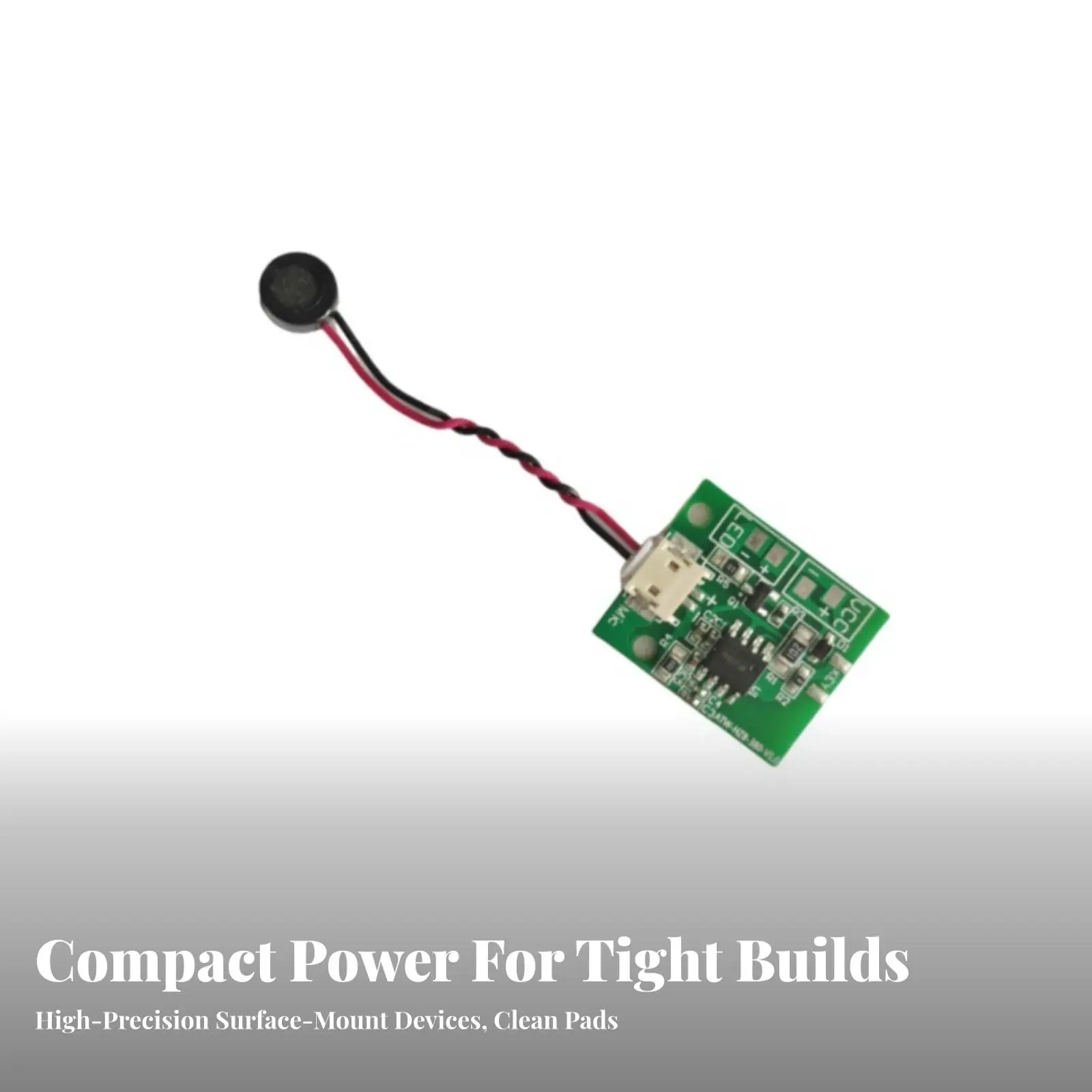 AI Voice Recognition Switch PCB for Cabinet Lighting Low Voltage Sound Activated Module 3.7V