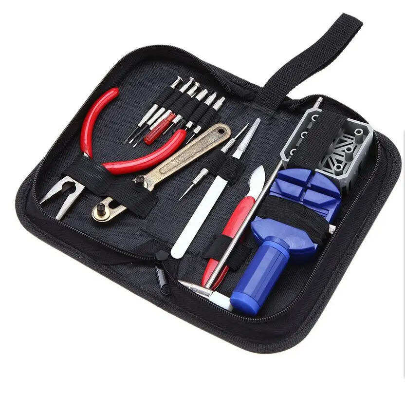16 in 1 Watch Repair Tool Kit Multifunctional Watch Maintenance Tool Set for Watch Repairing