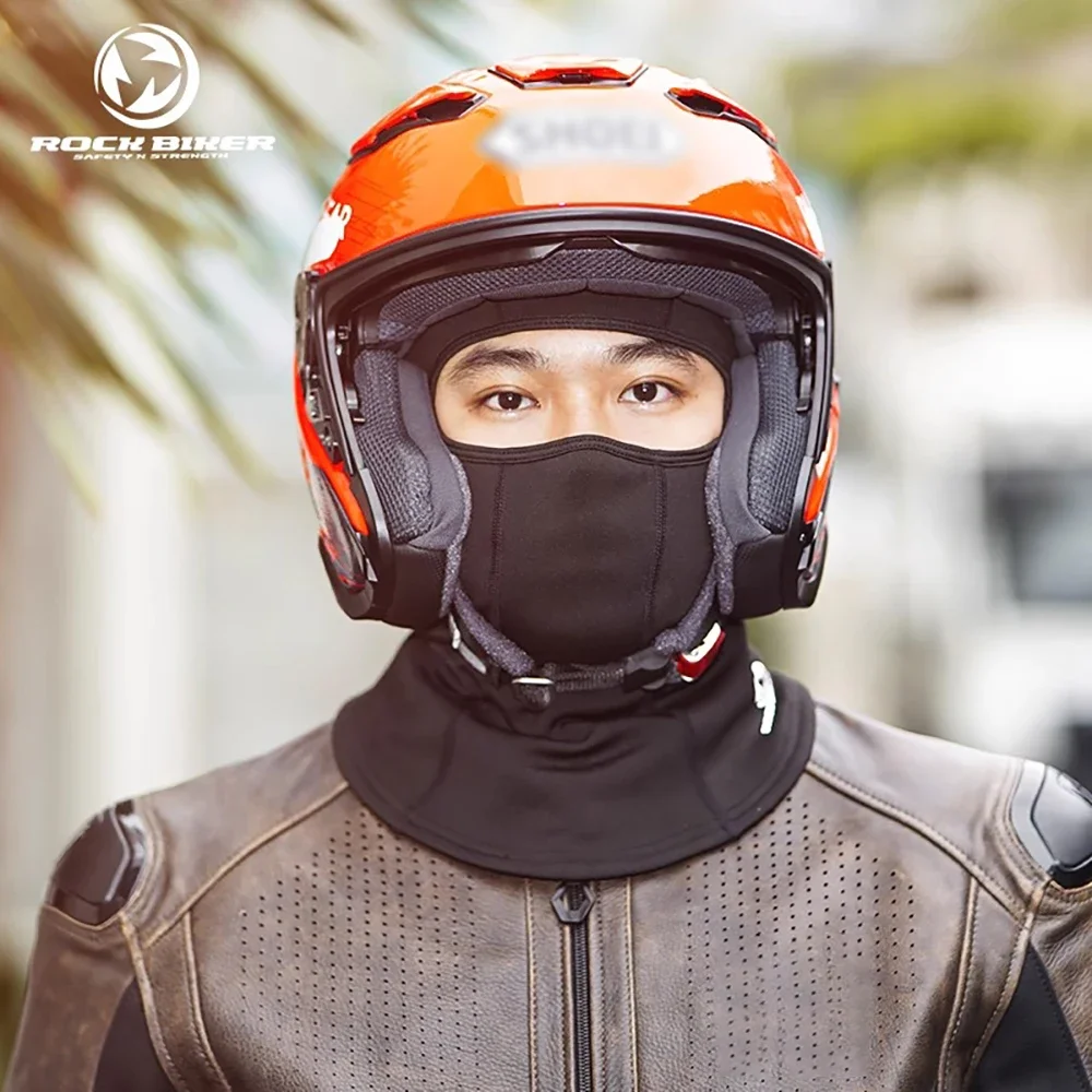 Winter Motorcycle Mask Fleece Thermal Face Mask Plus Velvet Warm Liner Bib Motorbike Riding Balaclava Moto Biker Cycling Mask