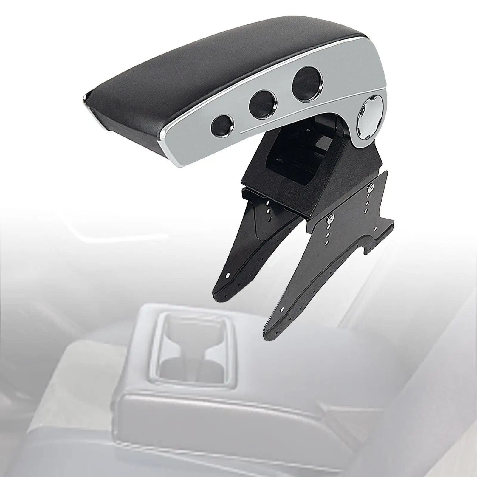 

Center Console Armrest Storage Box PU Elegant Styles Armrests Storage Box