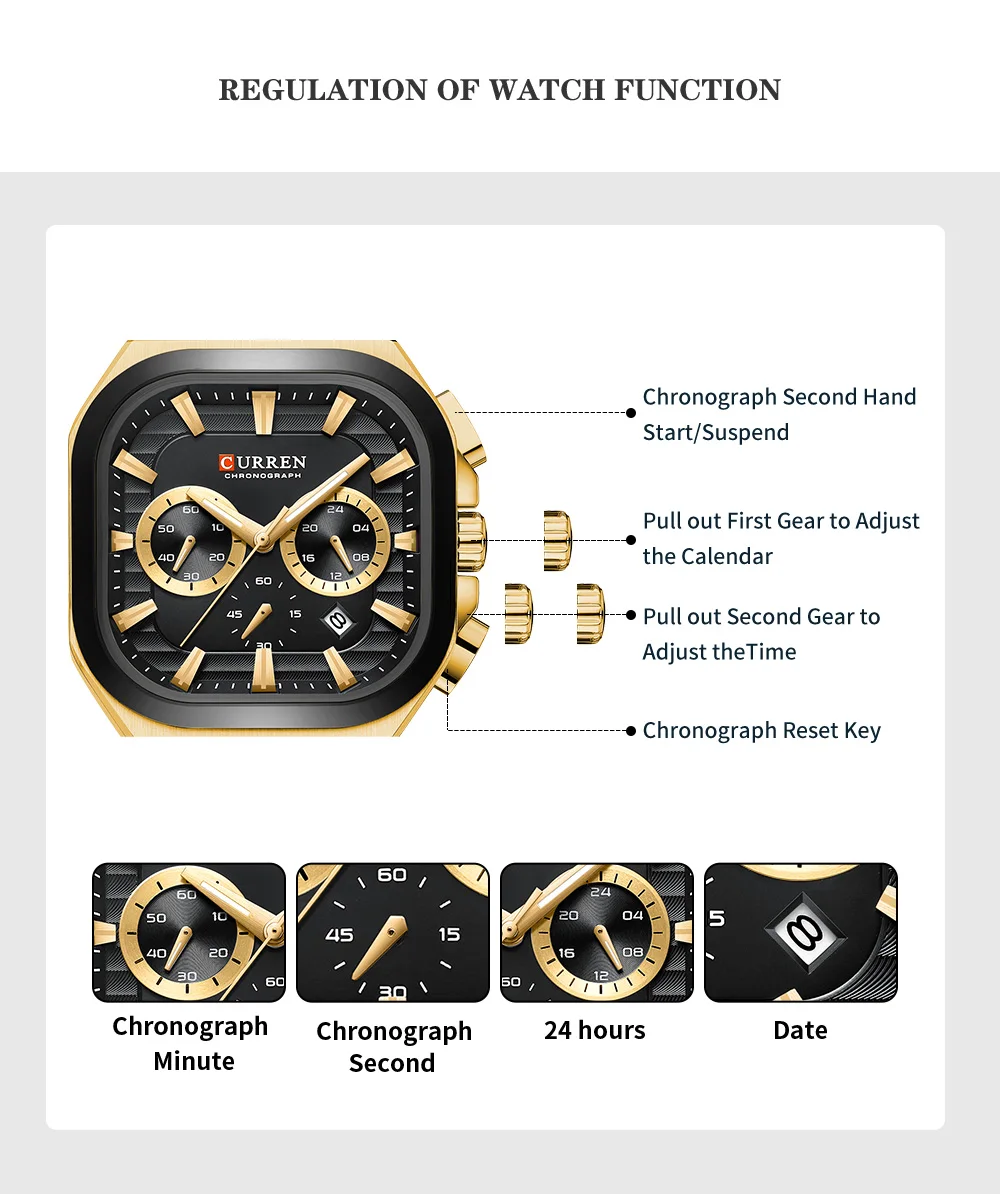 Curren 8496 Men's Watch