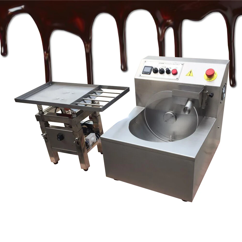 Chocolate Melting Machine Chocolate Tempering Machine Stainless Steel Mix Storage Tank With Shaker