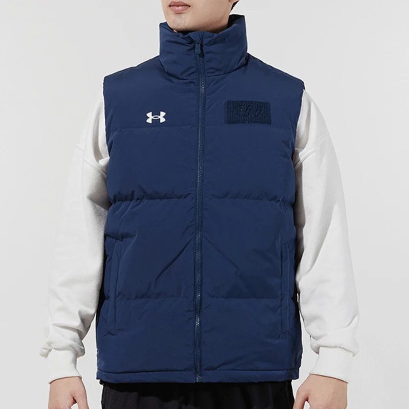 

Under Armour Men's Autumn Winter Sportswear Stand Collar Casual Windproof Warm Fashion Down Vest
