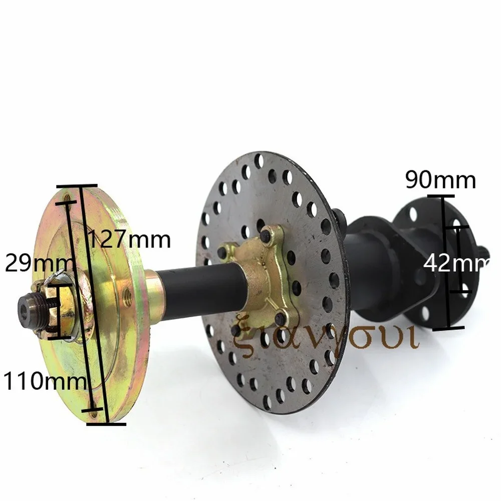 Electric Car Differential Shaft Drive Rear Axle Half  16 Teeth   Flange For Three-wheeled Citycoco Tricycle