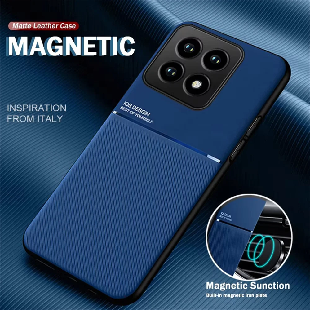 Leather Texture Magnet Case For Xiaomi 14T 13T 12T Pro 11T 12 11 lite 5g ne 12X 13 Ultra Cover For Xiaomi 14T Pro Magnetic Case