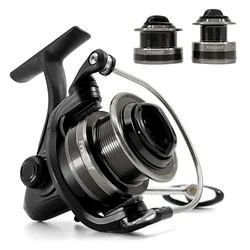 Frwanf Spinning Fishing Reels Shallow Spool 5.0:1 Reel Max Drag10kg Pre-Loading Wheel Saltwater Freshwater For Carp Fishing 8BB