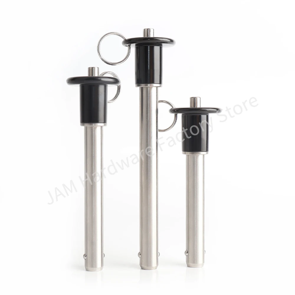 YK110 Factory Direct Quick Release Button Type Lock Pin Marine Hook Positioning Pin Spring Ball Lock Pin With Pull Ring