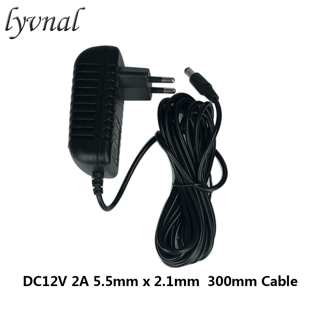 

DC12V 2A Power Supply Adaptor 3M Cable 12V Security Professional Converter EU/US/AU/UK Adapter For CCTV Camera CCTV system