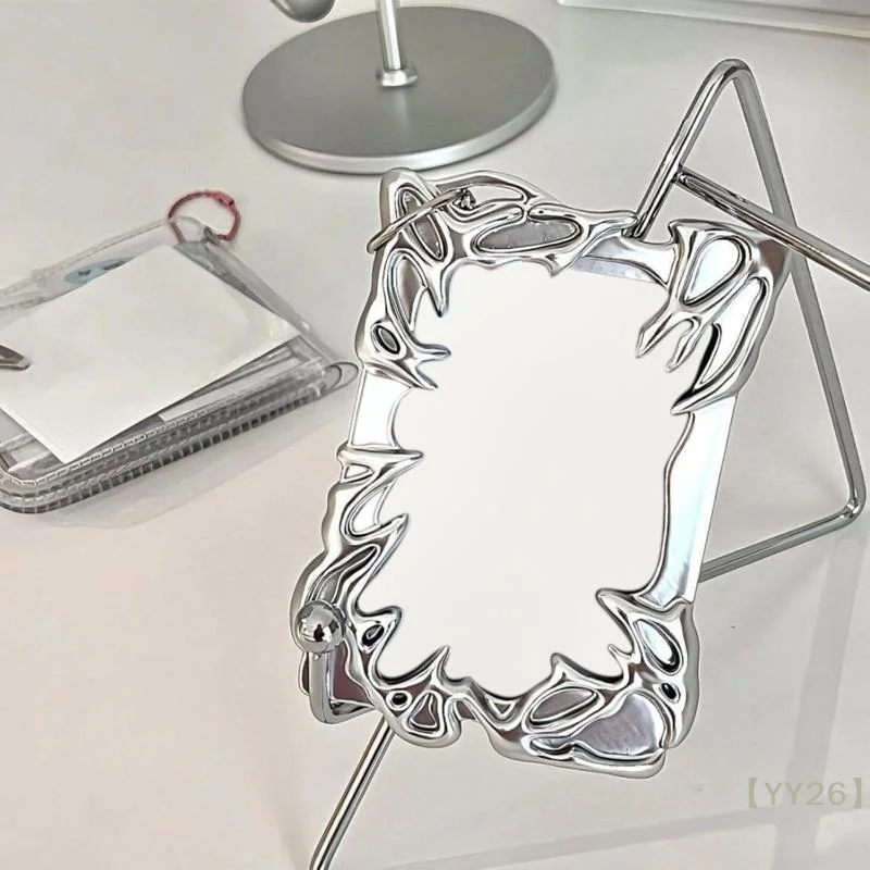 Cadre de présentation de cartes photo électroplaqué, support personnalisable pour cartes photo Star, décoration de bureau esthétique et vitrine de collection