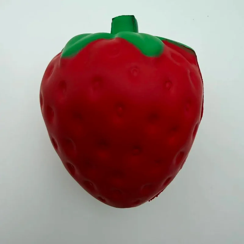 Giant Strawberry Squishy Toy Extra Large Size Strawberry Fidget Toys Slow Rising Shapeable Venting Ball for Adults Friends Gifts