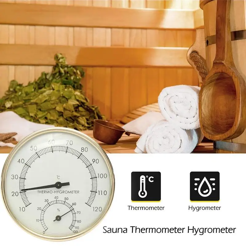 1PC Wall Mounted Thermometer Hygrometer Mini Humidity Meter Gauge For Room Household Portable Hygrometer Weather Station