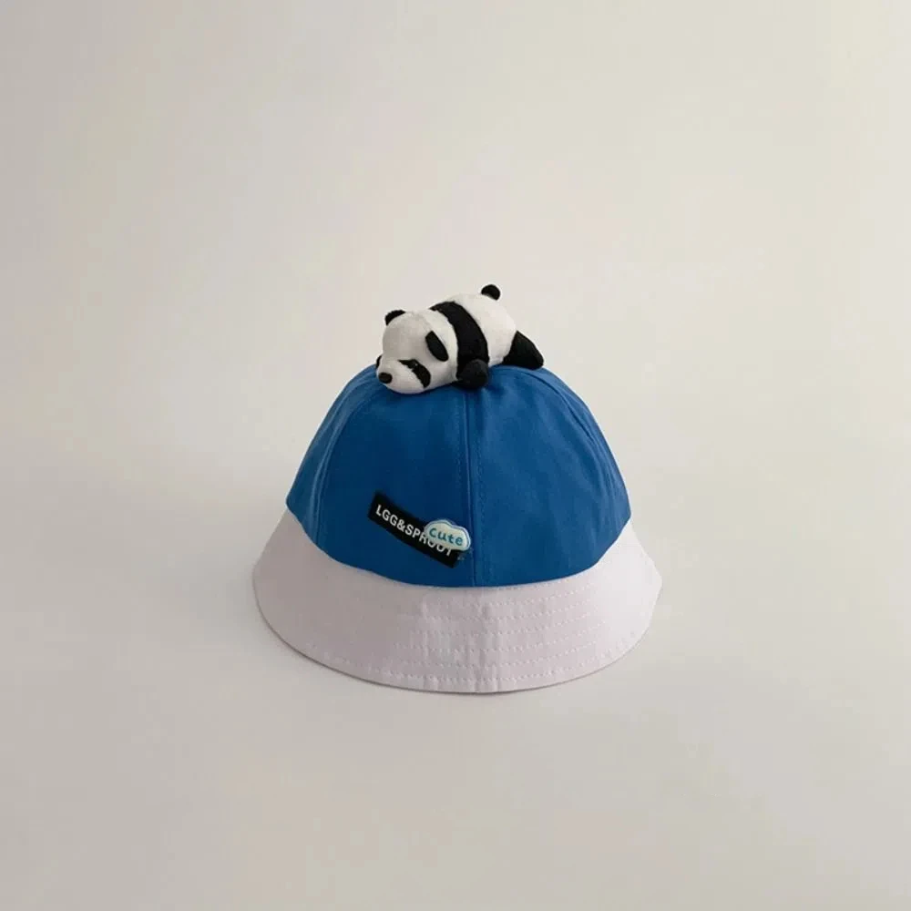 Cappello da pescatore da esterno per bambini con panda carino primavera estate Cappello da sole per bambini per ragazzi e ragazze