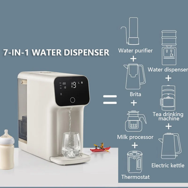 Huishoudelijke En Commerciële 5l Desktop Warm En Koud Water Dispenser Drinken Chinese Design Ro Systeem Waterzuiveraar