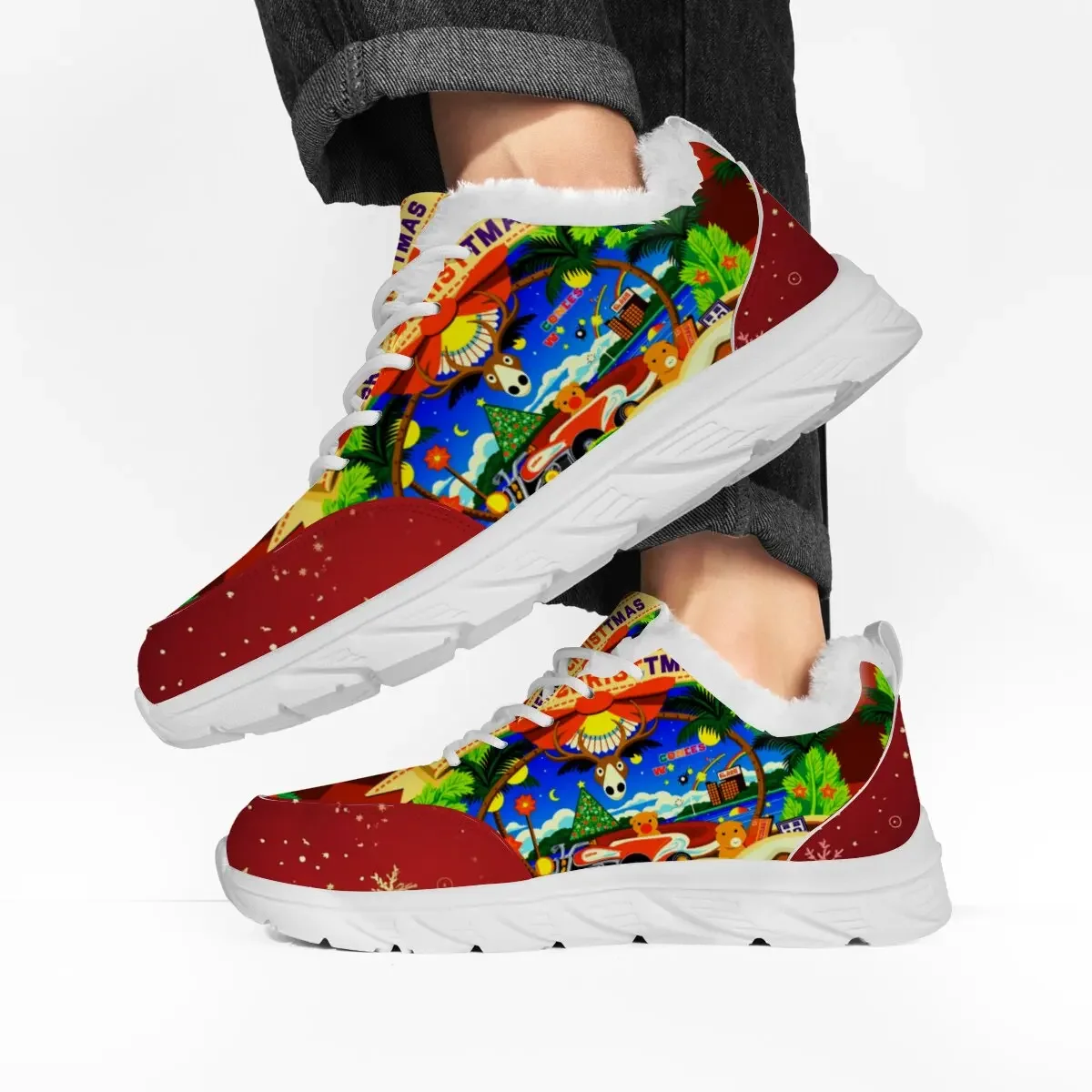 2025 أحذية رياضية مريحة للمشي للرجال غير قابلة للانزلاق للتدريب على صالة الألعاب الرياضية أحذية رياضية كاجوال للجري أحذية رجالي خفيفة الوزن #4