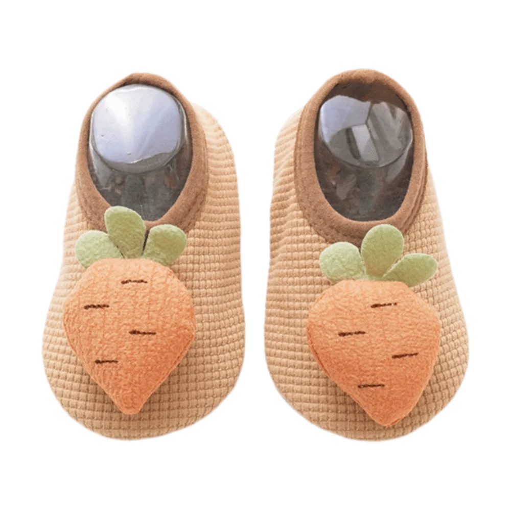 

Rubber Sole Sock Shoes Warm Cushion Cartoon Design Infant Soft Soled Shoes Lightweight Anti Skid Toddler Slipper Socks Infant