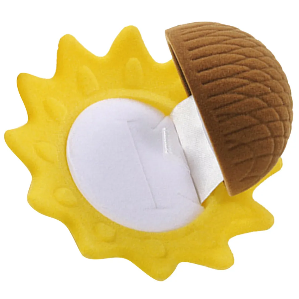 

Sunflower Ring Box for Proposal Wedding Ceremony Engagement Ring Holder Compact Lightweight Safe Material Elegant Sophisticated