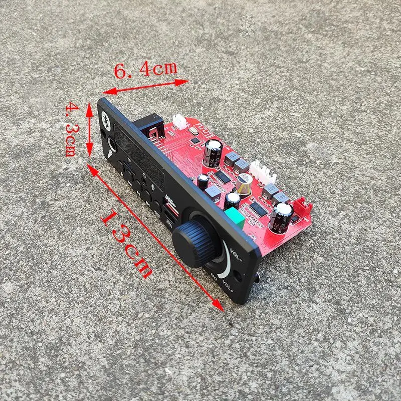 12/24V Bluetooth Power  Board 180W High-power Decoding Board Shout Recording Function Two-channel 2.0 Stereo