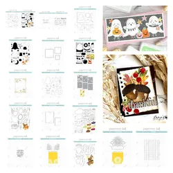 New Cuts Dies Stamps Stencil Edge Squares Dessert Acorns Sunflower Handmade Quilt Die DIY Scrapbooking Cards Making Holiday Gift