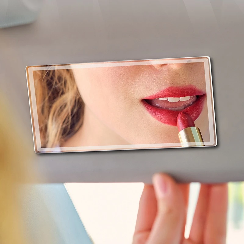 1/2PCS Car Sun Visor High-definition Mirror Car Stainless Auto Sun-Shading Visor Mirrors Styling Auto Interior Universal Mirror
