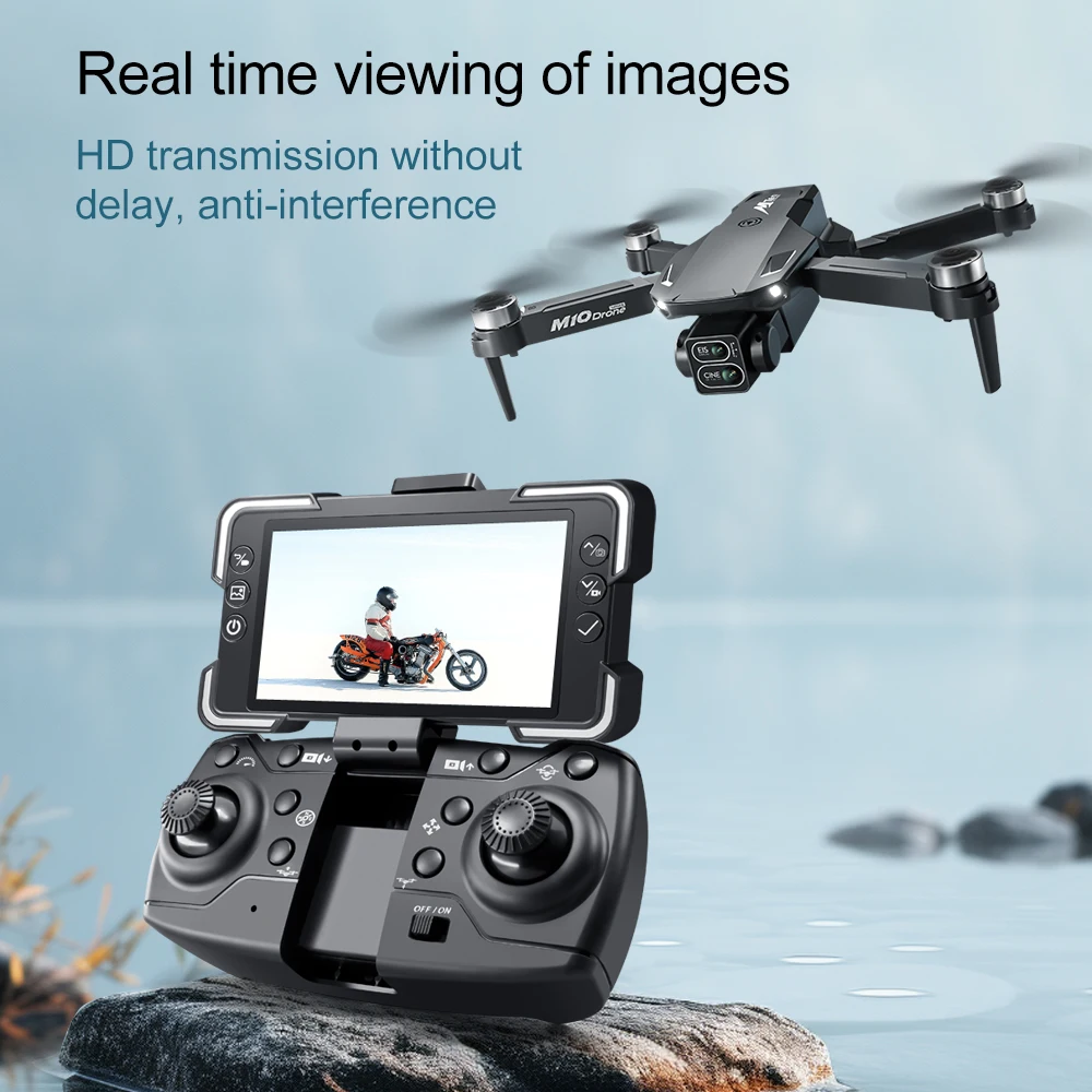 Xiaomi Mijia M10 Drone 8K Profesional HD Cámara Dual con pantalla remota RC 5G WIFI motores sin escobillas helicóptero de cuatro rotores Juguetes