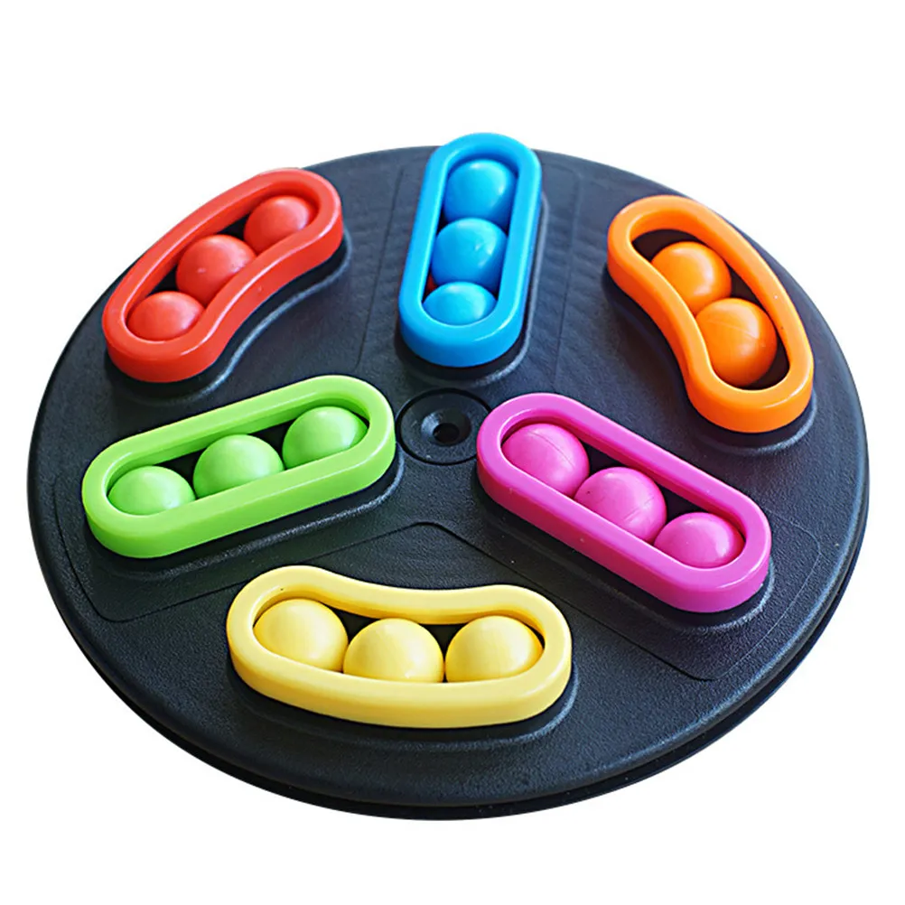 

Box Maze Puzzle Beads Plastic Educational Fun Desktop Game Kids Birthday Reward Stress Relief Challenge Random