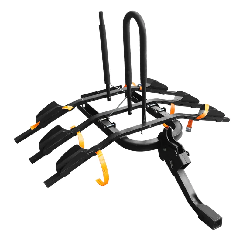 High Quality Steel Bicycle Carrier Rack Rear Bumper 2inch Receiver SUV Bike Towing Trailer Hitch with 100kg Capacity