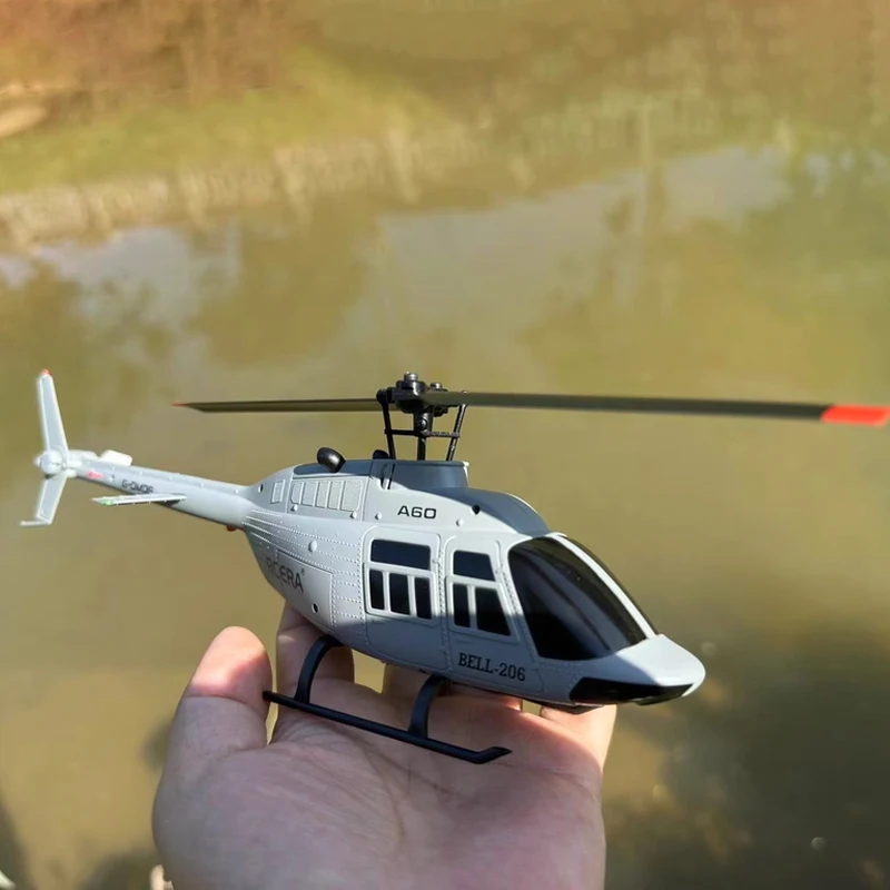 RC ERA A60 Rc طائرة هليكوبتر 2.4G 6-Aixs جيروسكوب 6ch الارتفاع عقد جرس التدفق البصري 206 ألعاب هليكوبتر صغيرة للتحكم عن بعد #4