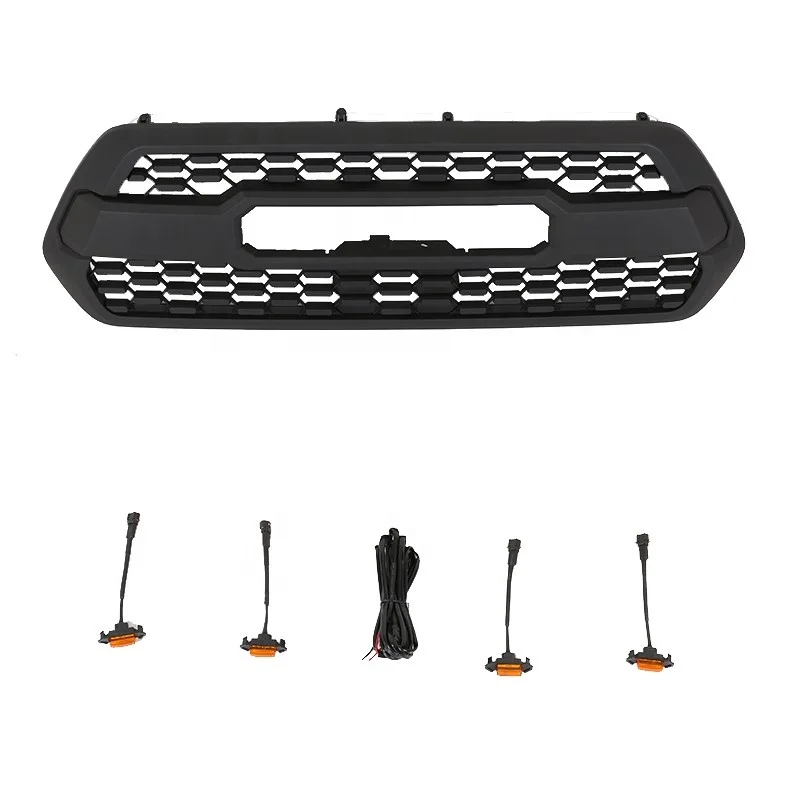 

Внедорожный автомобиль пикап авто запасные части пользовательская решетка ABS пластик 2016-2019 подходит для Tacoma Trd