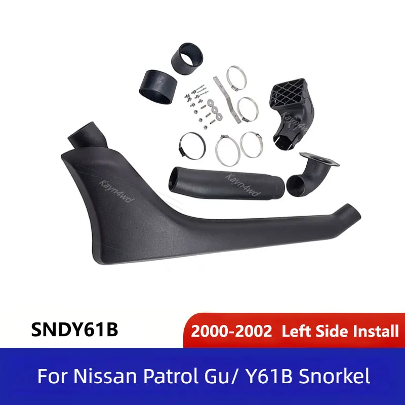 Off Road 4x4 Exterior Accessories Air Intake Snorkel Kit For 1997-2002 Nissan Patrol GU Y61A Y61B Snorkel Wading Breath Hose Set