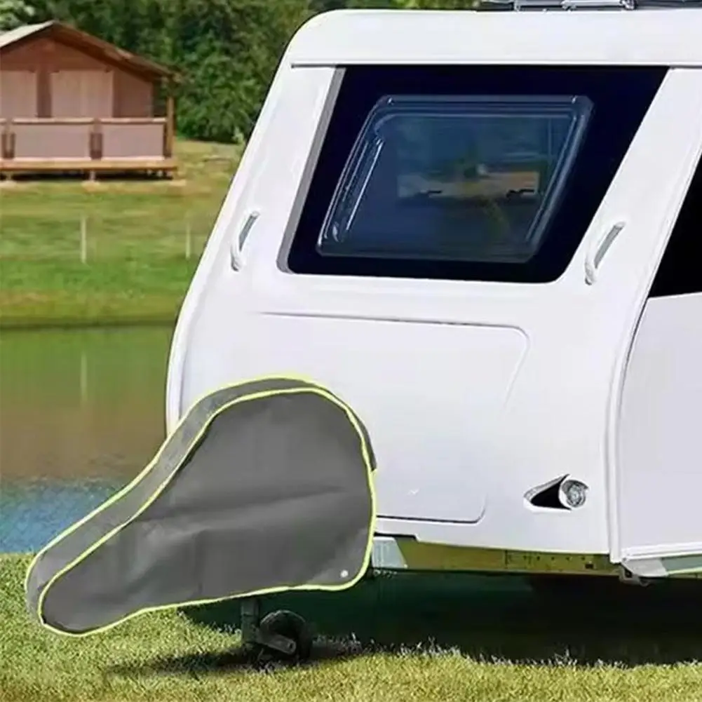 

RV Trailer Hook Cover RV Hook Rain Cover Breathable Protection Resistant Trailer Non-woven Fabric Prevents Hook Tear M6X7