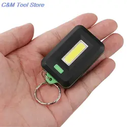 Key Finder Lamp Key Ring Torch Mini LED Flashlight ABS Auto Key Chain With Climbing Hook Random Color