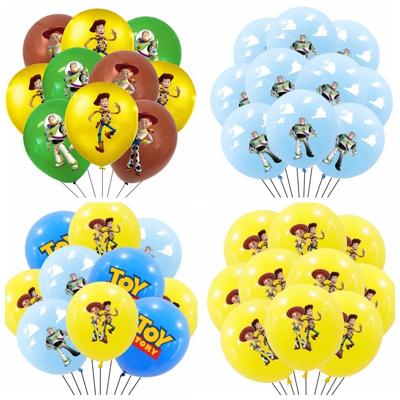 10/20/30Pcs 12 inch Disney Toy Story Buzz Lightyear Latex Balloon For Birthday Theme Party Decoration Balloon Supplies