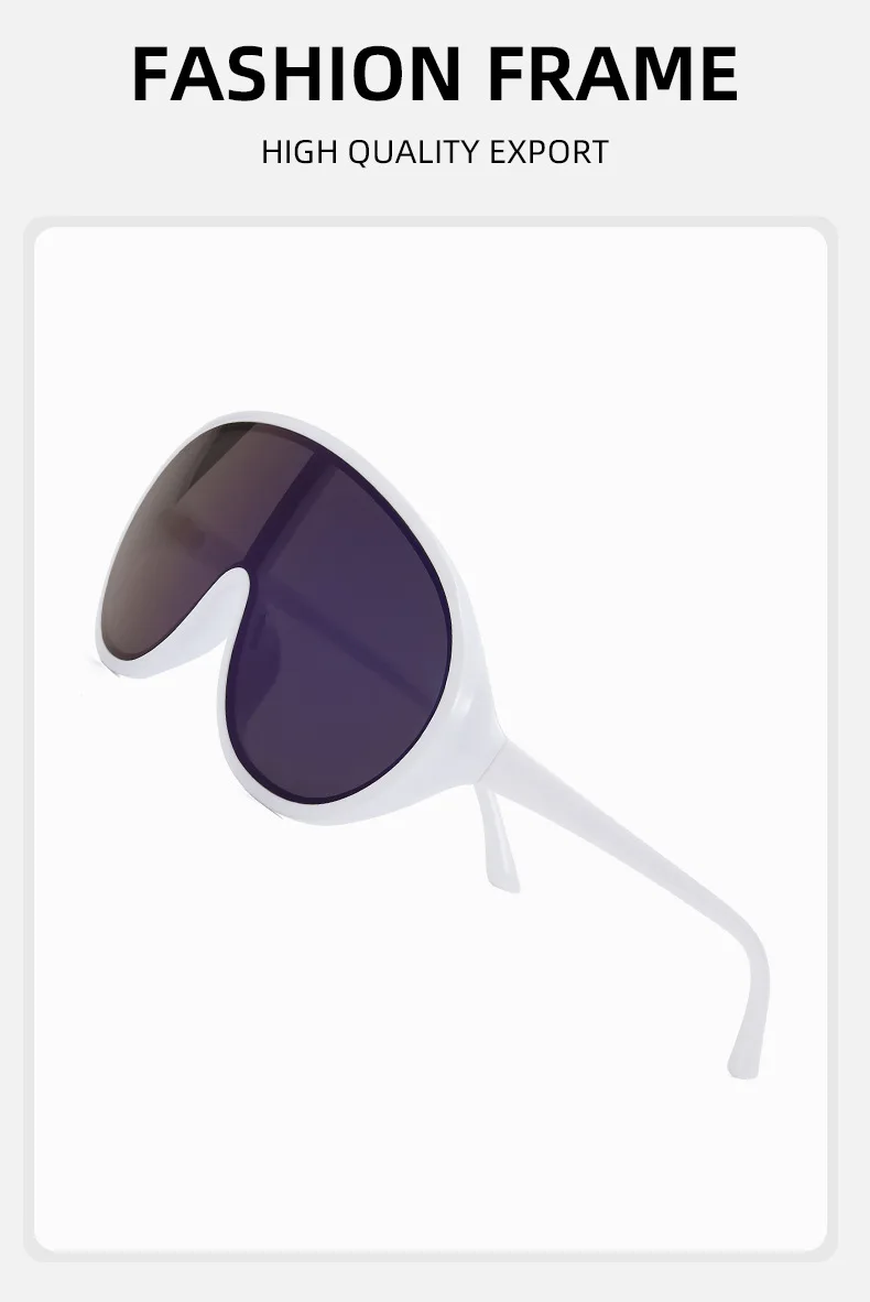 نظارات شمسية للرجال نظارات شمسية للنساء على طراز الهيب هوب الشرير الكلاسيكي، مناسبة لتسلق الجبال والسياحة واستخدام الشاطئ