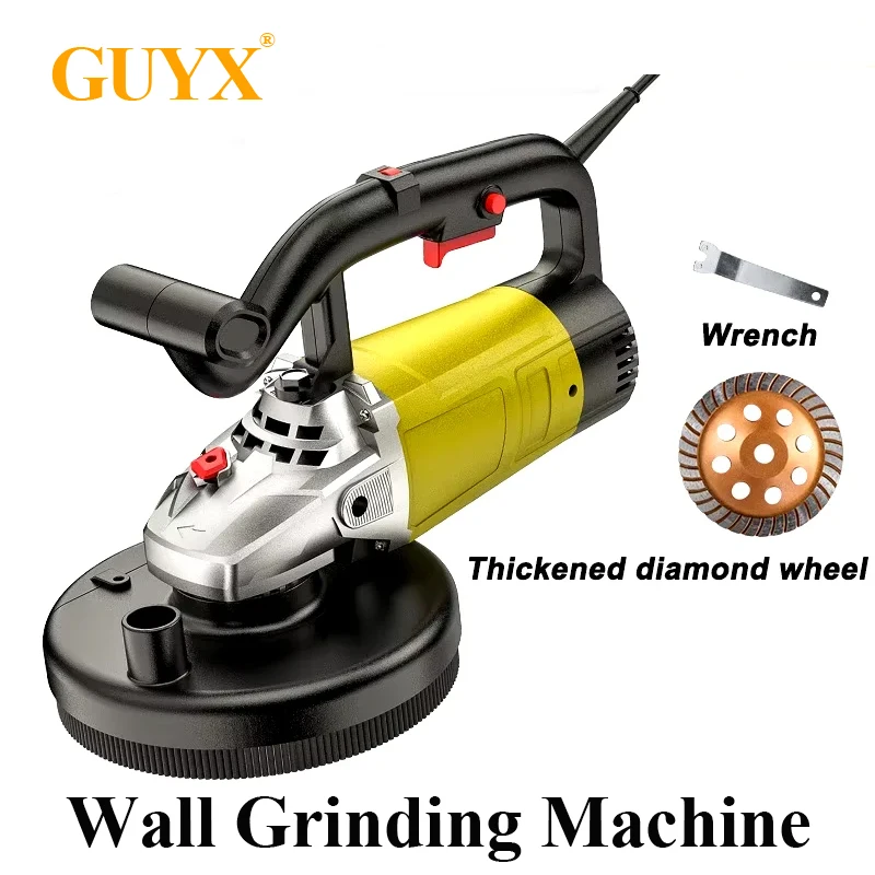 Wall Grinding Machine Ground Concrete Polishing Machine Dust -Free Ground Angle Grinder Pavement Electric Planing Milling Tools