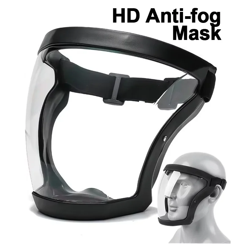Protective Mask Transparent Full Face Shield Space Spherical Goggles For Outdoor Safety Protection Safety Glasses With Filters
