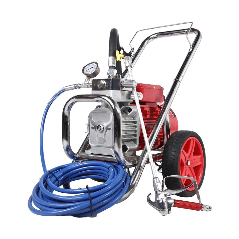 High-pressure airless Spraying machine for Emulsion paint 6000W High-power 45L Big flow Paint painting machine Color steel tile