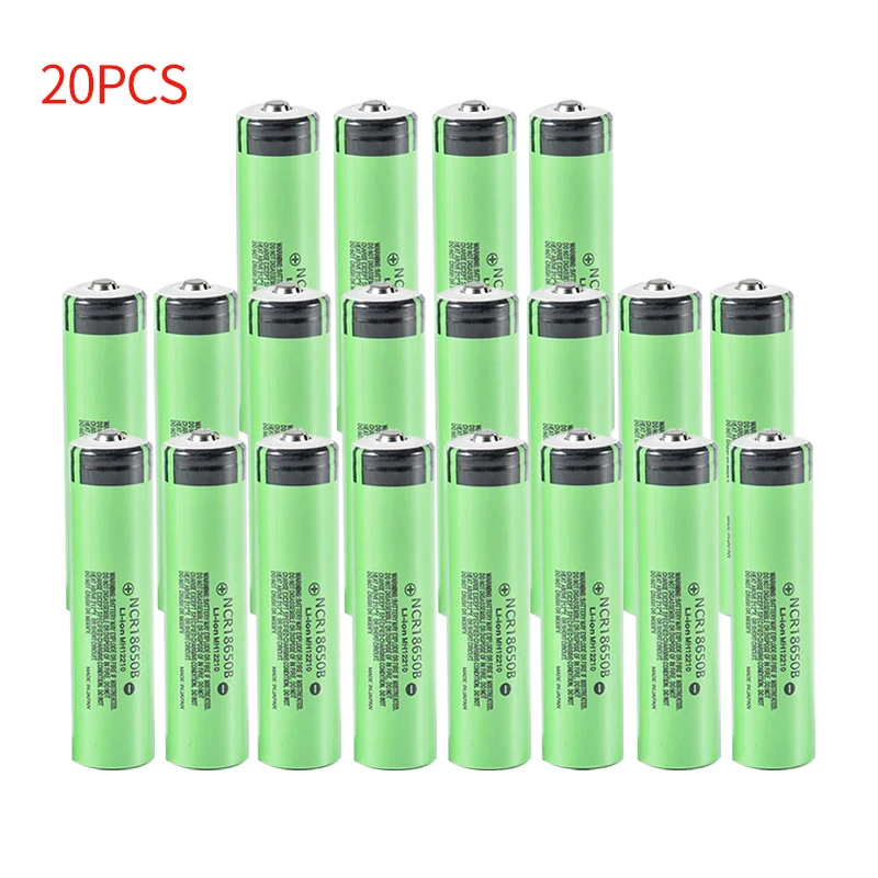 100% Nieuwe Originele NCR18650B 3.7V 3400mAh 18650 batterij Puntige Kop Oplaadbare Batterij voor Zaklamp Draagbare Fan Scheermes