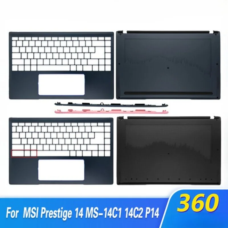

Y For MSI Prestige 14 MS14C1 14C2 14C4 P14 Laptop Palmrest Upper Lower Cover Hinge