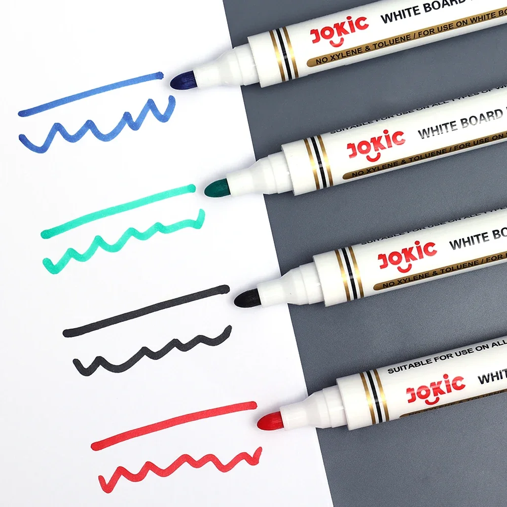 Imagem -05 - Erasable Whiteboard Marker Pen Grupo Dry Erase Markers Escritório e Material Escolar Azul Preto Vermelho Verde Canetas Quadro Branco Cores