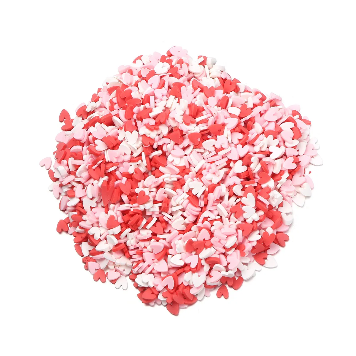 100G Pack Polymer Shape Sprinkles Candy Colored Mini Pieces for DIY Phone Case Scrapbook Decoration Clay Craft