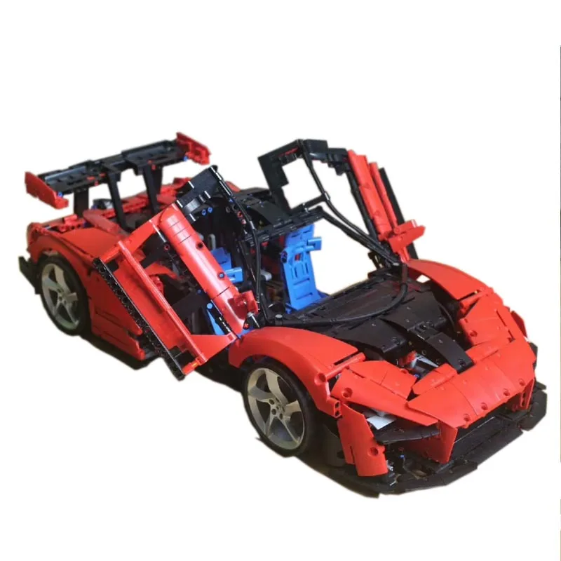 New 3140pcs MOC- Senna Supercar Racing Car Model Technical FIT 42143 Building Block Educational oys for Boys Girls Birthday Gift