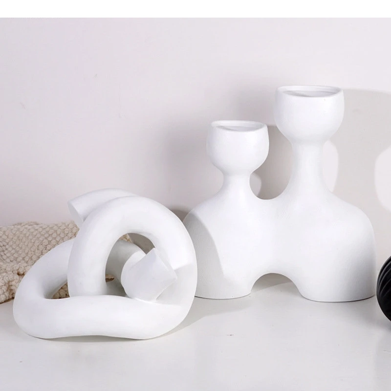 Irregular Twisted Lines Statue Resin Crafts Abstract Artwork Desk Decoration Ornaments Knot Sculpture Room Aesthetics Decor