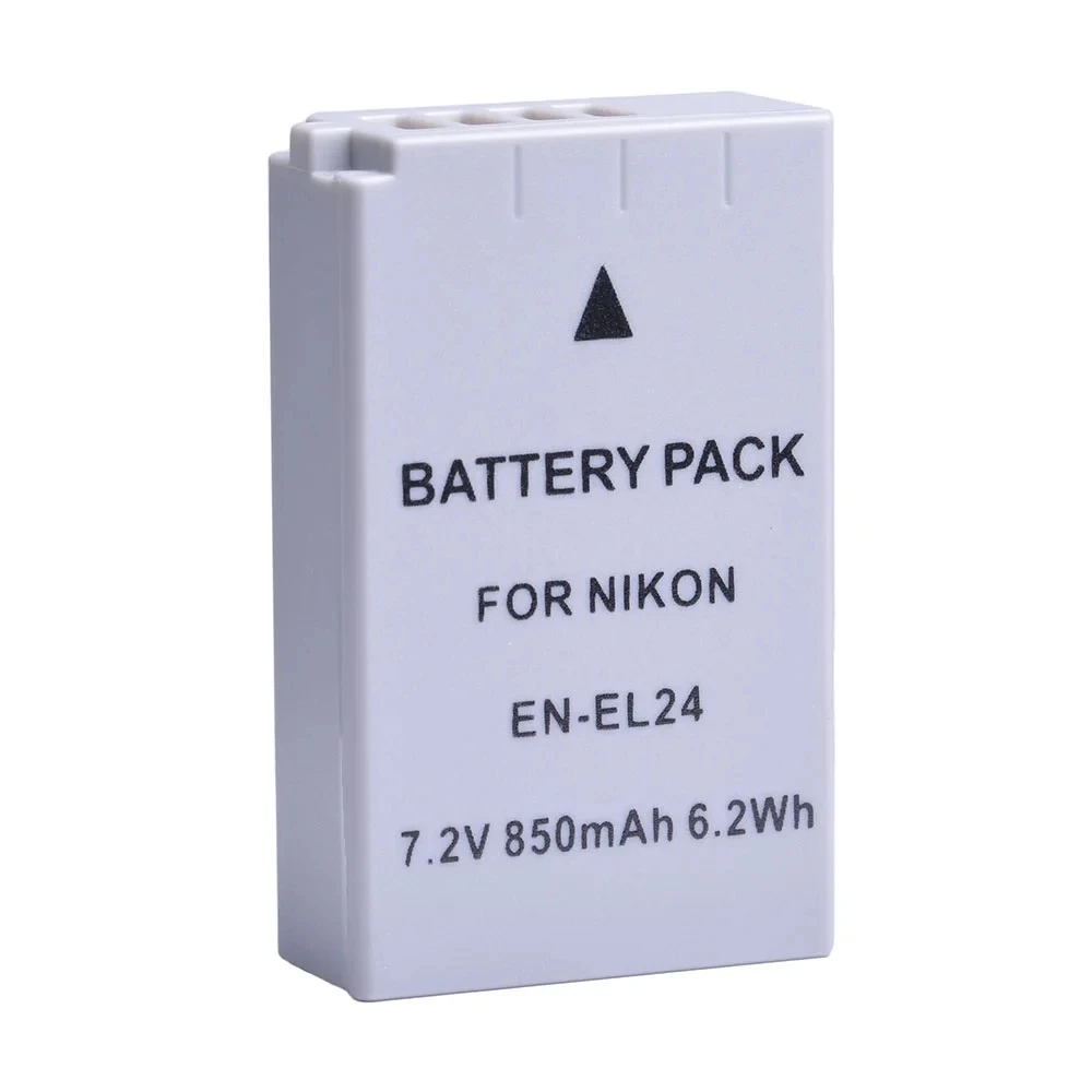 DuraPro EN-EL24 ENEL24 Bateria EN EL24 Camera Battery for Nikon 1 J5 1J5 DL18-50 DL24-85 Digital Cameras Accessories