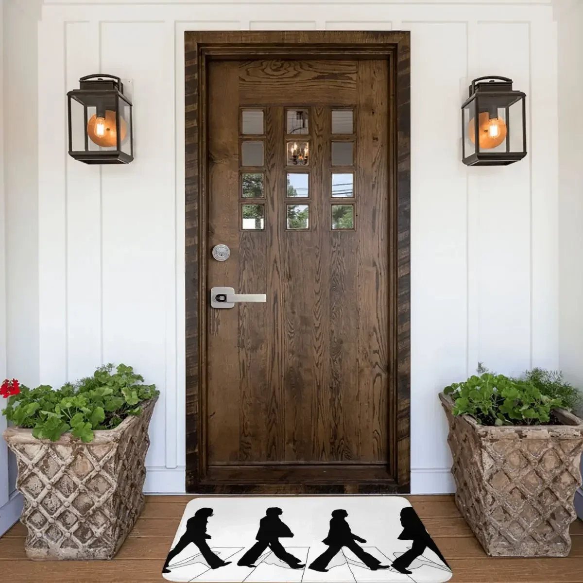 The Beatle Walking Road Merch Crew 3 Doormat Rug Carpet Mat Footpad Anti-slip Durable Entrance Kitchen Bedroom Balcony Toilet