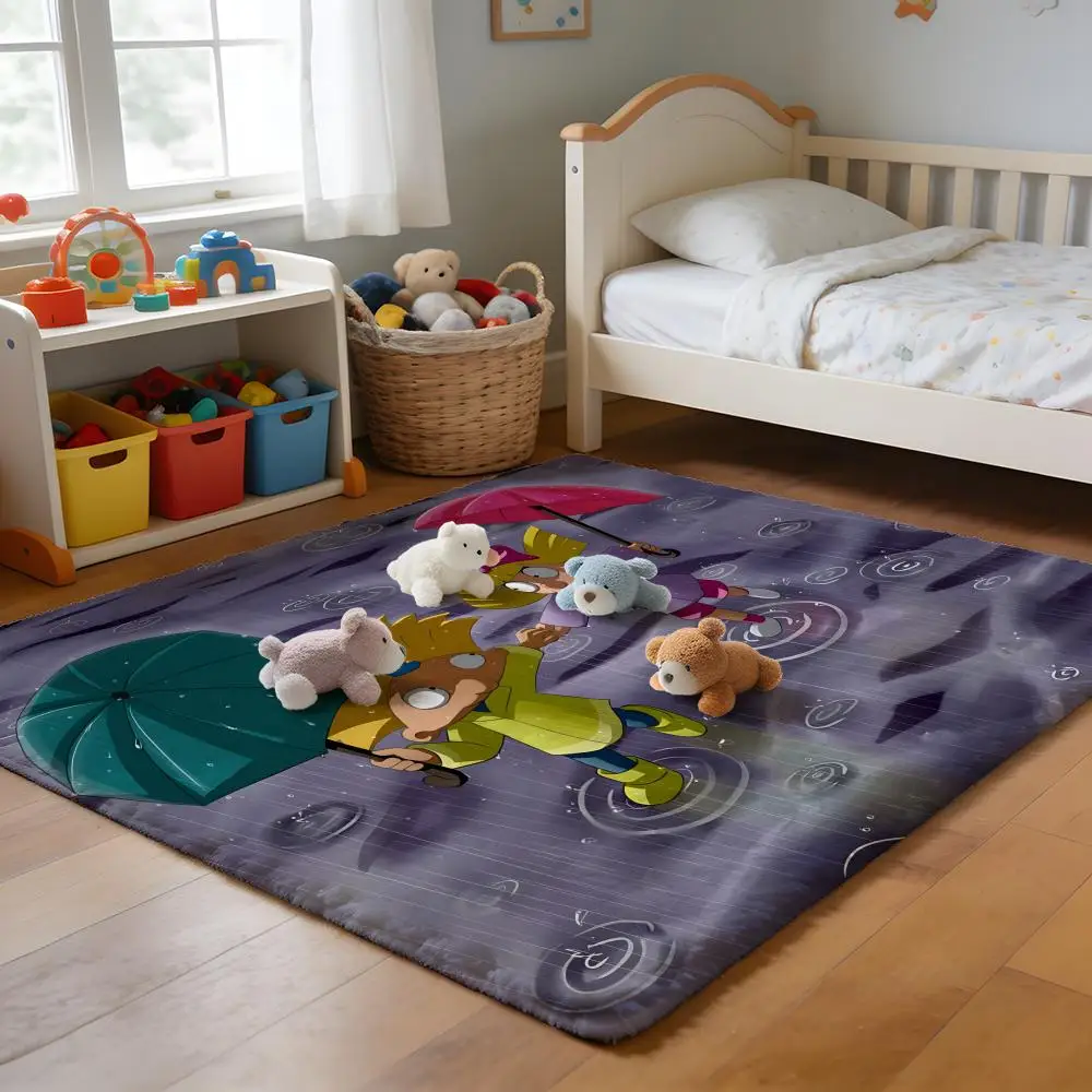 

Floor Mat Soft Flannel Rug Non-Slip Absorbent Mat for Bathroom Bedroom Home Decor Art Nouveau Black Roses