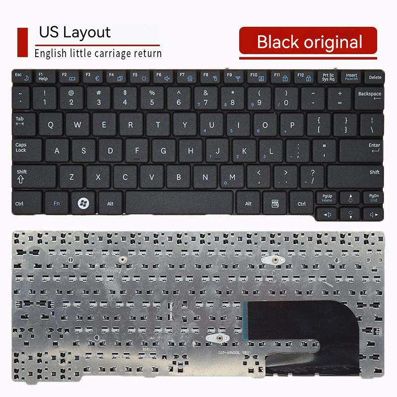 Laptop Keyboard for Samsung NP-N145 NP-N143 NP-N148 NP-N150 US