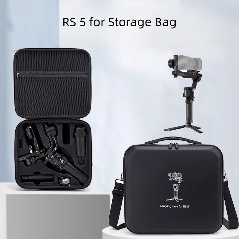 

High-Capacity Storage Case for DJI RS5 Stabilizer Portable Hard Carrying Bag Gimbal Protective Accessory