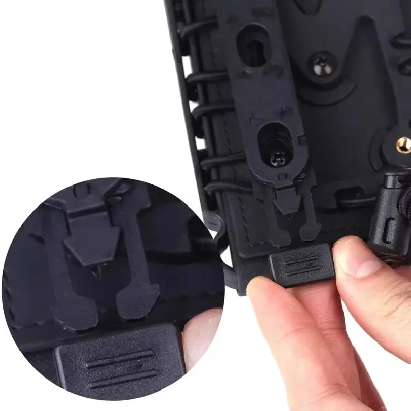 1pc Tactical Molle Magazine Pouch AR15 M4 AK47 7.62 5.56 Scorpion Fast Mag Holster Case Holder Gun Hunting Airsoft Accessories - view 4