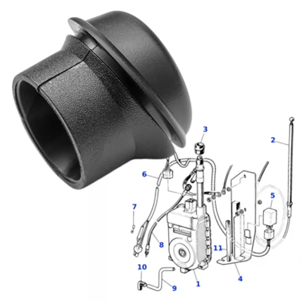 DAC3588 Replacement Antenna Bezel Car Restoration Black Replacement Antenna Grommet Antenna Direct Replacement