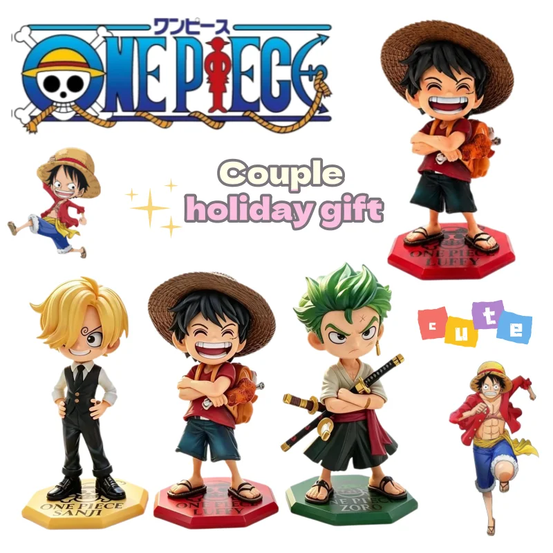 One Piece ornament Roronoa Zoro and Luffy New Creative cute cartoon Living room bedroom decoration Couple student holiday gifts